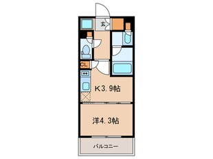 プラウドフラット戸越銀座の物件間取画像